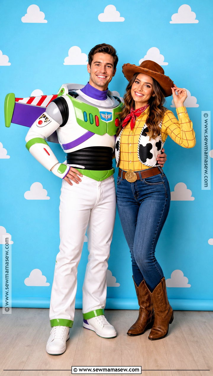 Buzz Lightyear And Woody Couple Costume - 40 buzz lightyear costume ideas