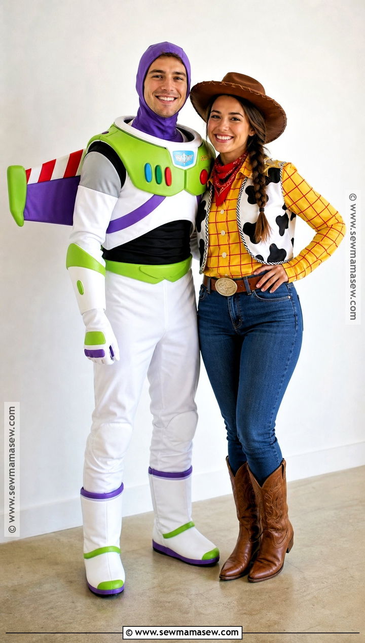 Buzz Lightyear And Woody Couple Costume - 30 buzz light year costume ideas