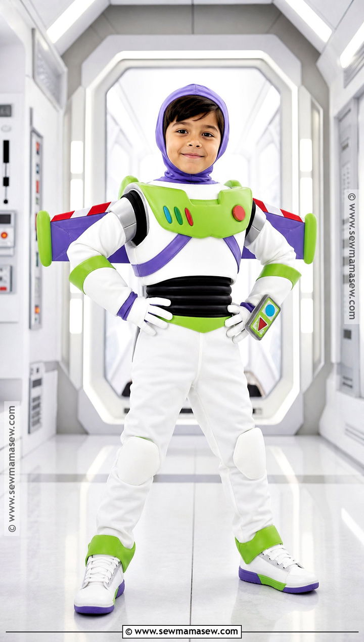 Buzz Lightyear Costume With Foam Wings - 40 boys halloween costumes