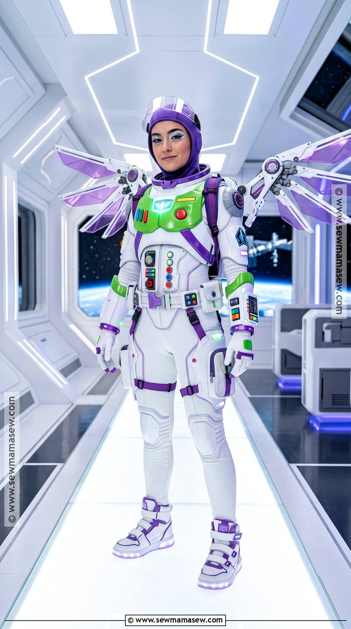 Buzz Lightyear Costume With Space Ranger Suit - 30 Disney Characters Dress Up Ideas