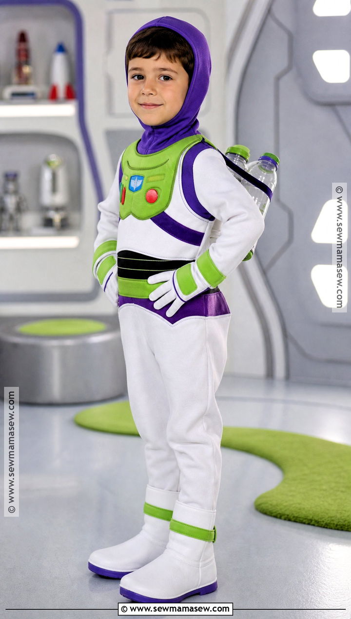 Buzz Lightyear Costume With White Boots - 30 halloween costumes kids for boys