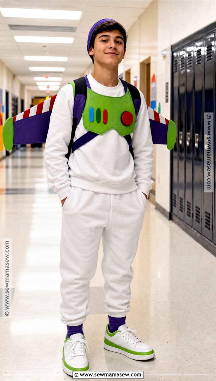 Buzz Lightyear School Costume - 30 Disney Dress Up Day School Ideas