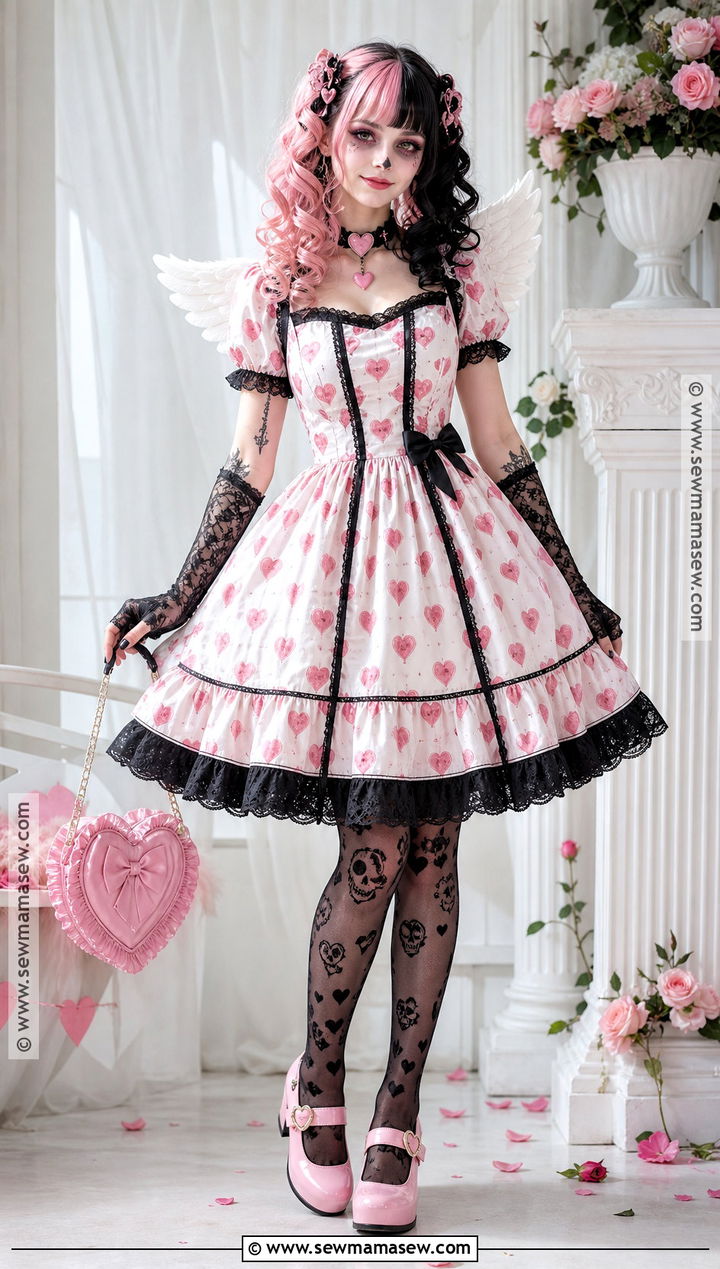 C A Cupid Cosplay With Heart Print Dress - 45 monster high cosplay ideas