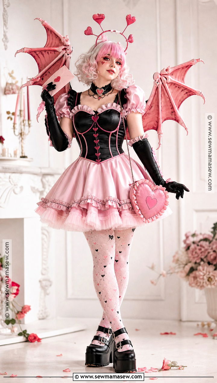 C A Cupid Costume With Pink Winged Dress - 40 monster high costumes