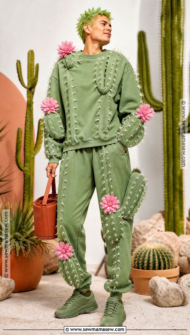 Cactus Costume With Spiky Green Hair - 30 green hair halloween costumes