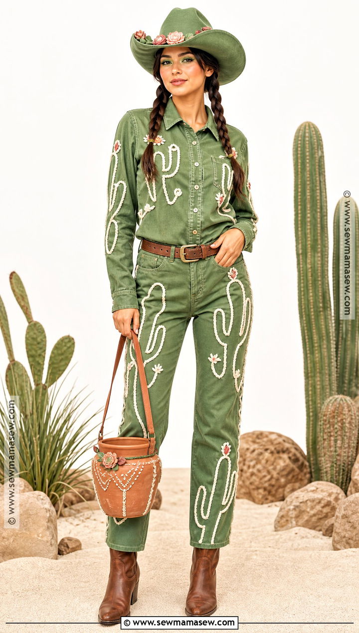 Cactus Cowgirl Costume - 50 cowgirl costume ideas