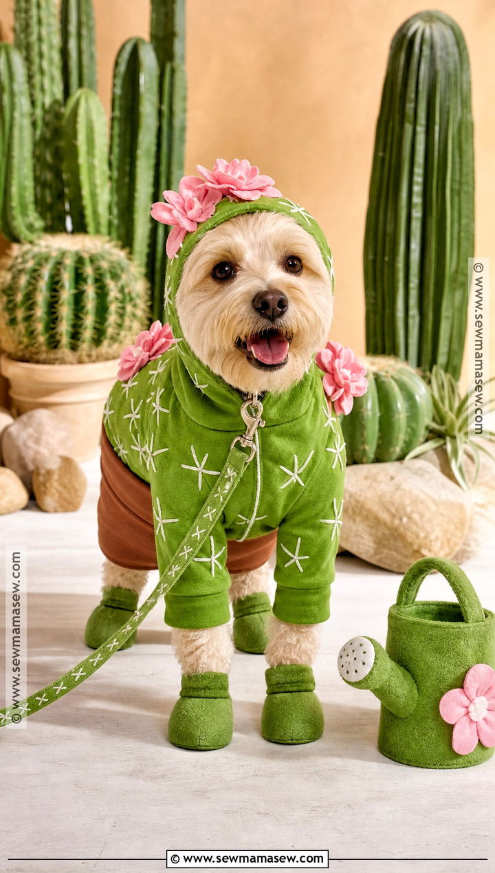 Cactus Dog Costume - 40 dog costumes