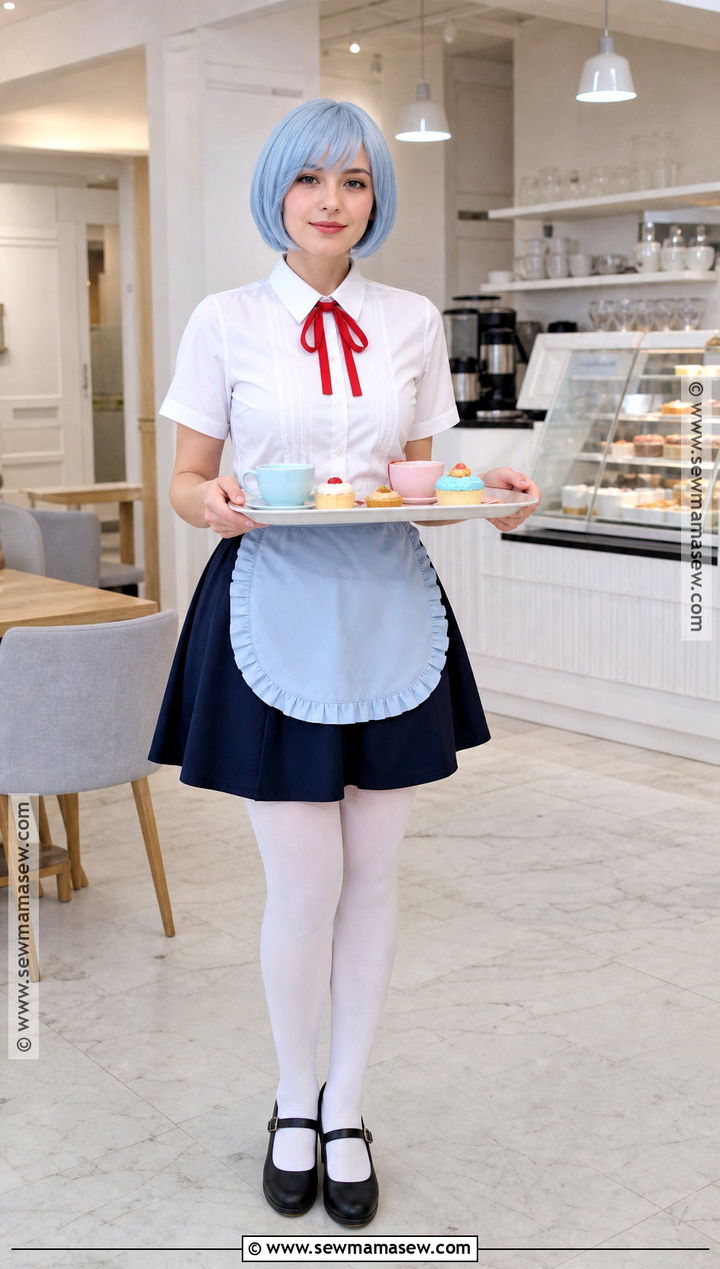 Cafe Apron Rei Ayanami Cosplay - 35 rei ayanami cosplay ideas