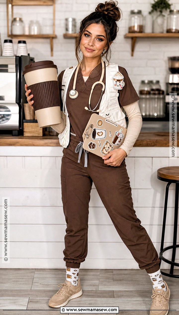 Caffeine Nurse Costume - 30 nurse outfit halloween ideas