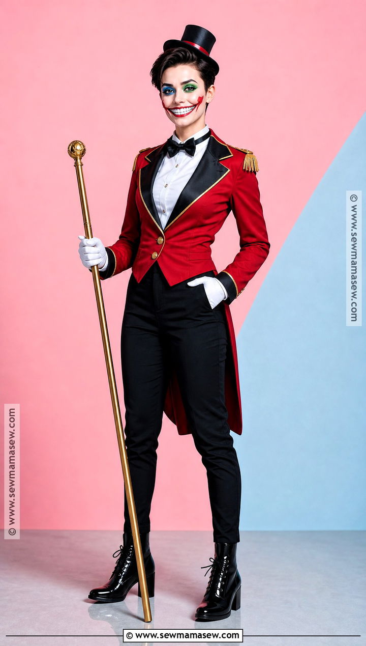 Caine Cosplay With Face Makeup - 30 Caine Cosplay Ideas