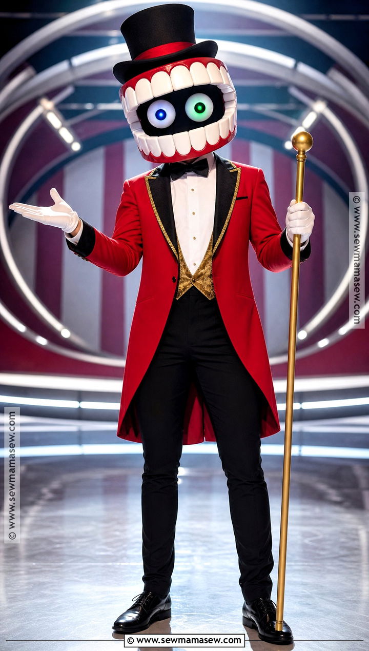 Caine Cosplay With Light Up Eyes - 30 Caine Cosplay Ideas