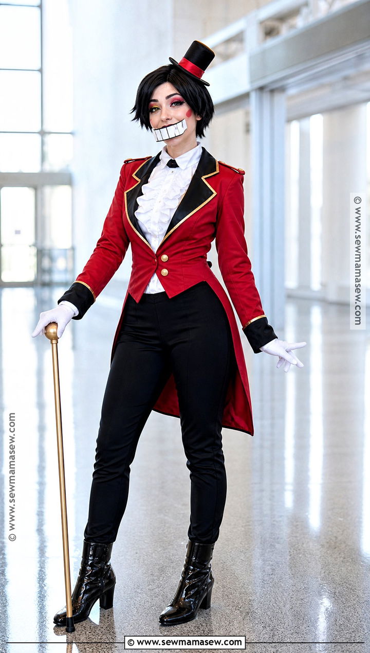Caine Cosplay With Mini Top Hat - 30 Caine Cosplay Ideas