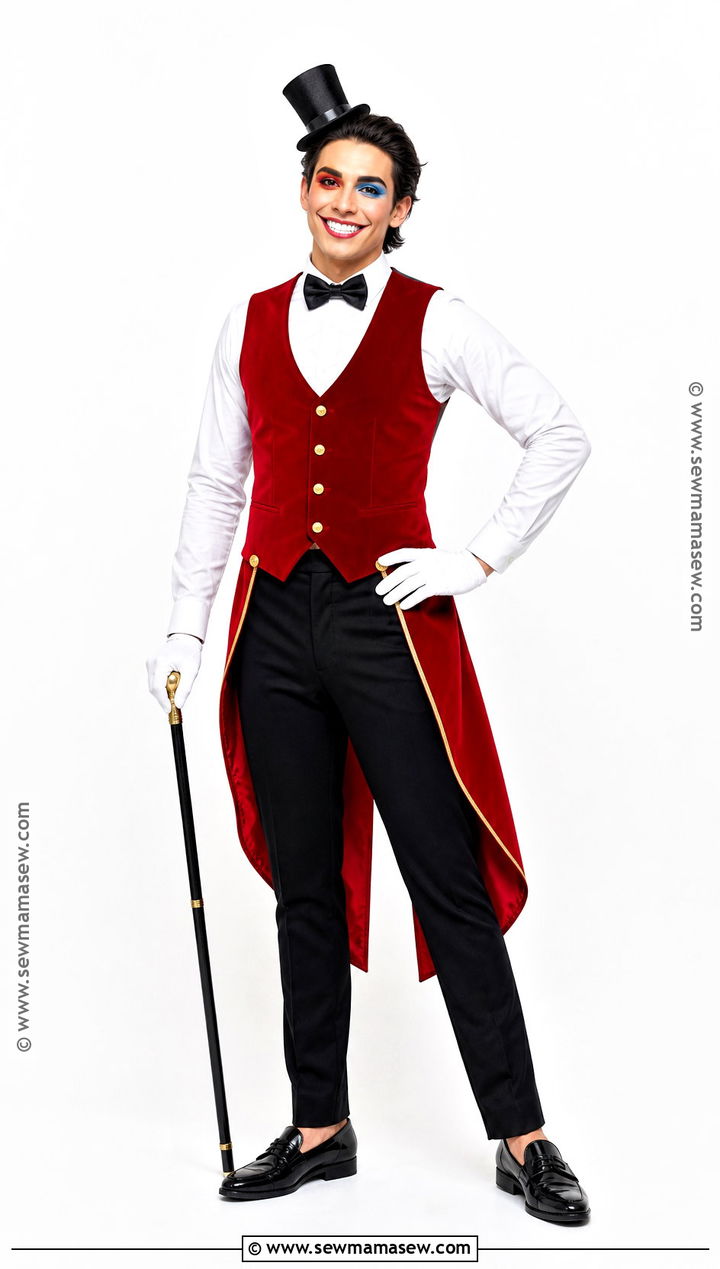 Caine Cosplay With Red Vest - 30 Caine Cosplay Ideas