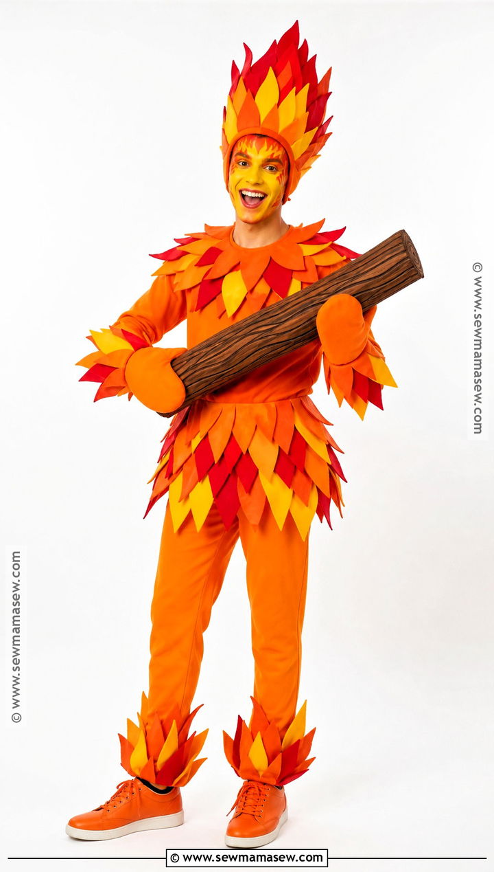 Calcifer Halloween Costume - 30 studio ghibli halloween costumes