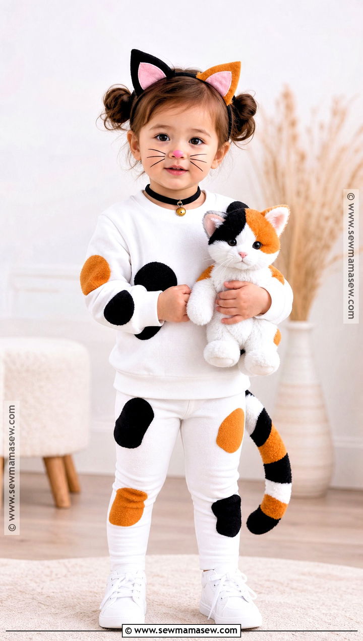 Calico Cat Costume - 30 toddler cat costume ideas