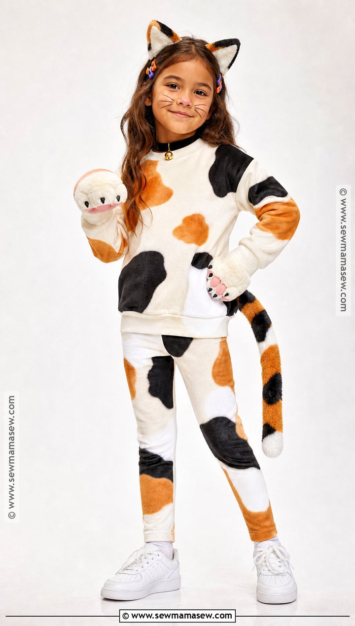 Calico Cat Costume - 30 cat costume ideas for kids