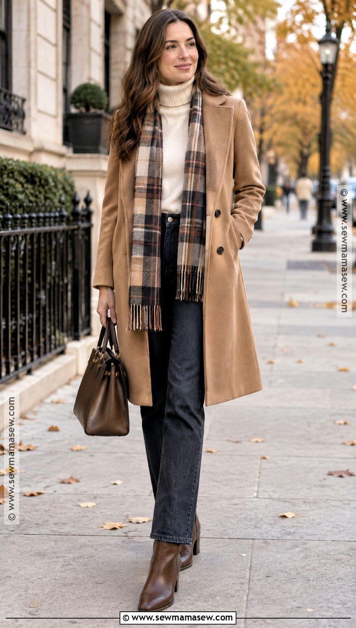 Camel Wool Coat Outfit - 20 coat autumn ideas