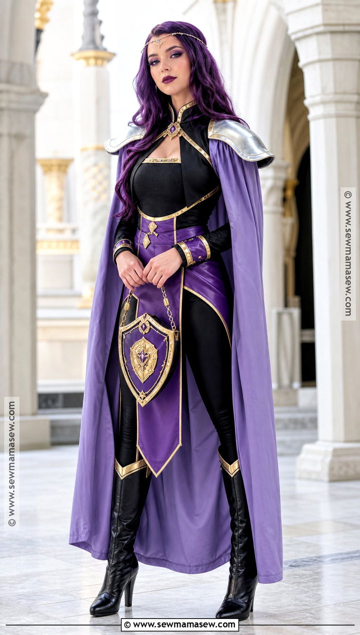 Camilla Cosplay With Wavy Purple Hair - 30 purple hair cosplay ideas