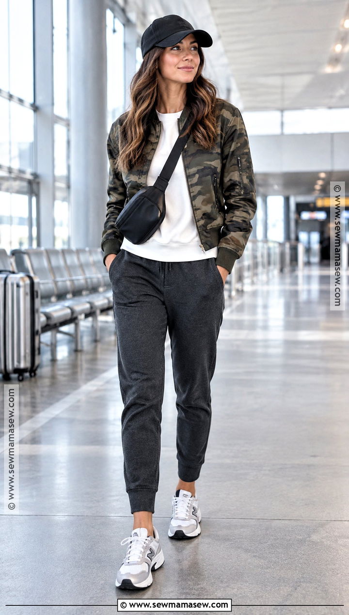 Camo Jacket With Joggers And Baseball Cap - 15 camo jacket fall fashion ideas