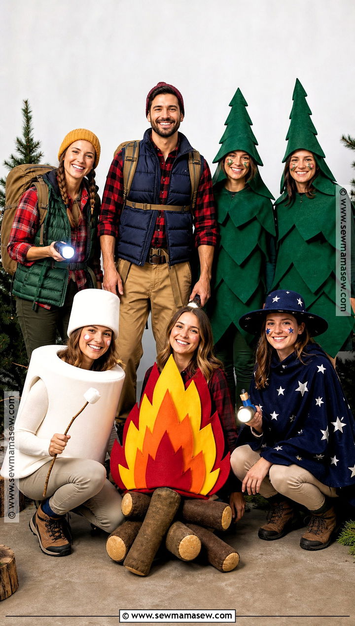 Campfire Group Costume - 50 group costume ideas