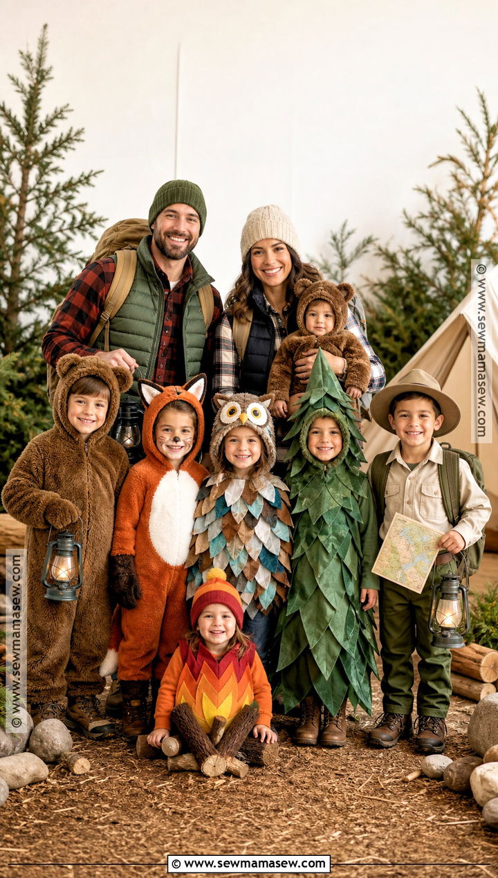 Camping Family Costume - 45 family costumes