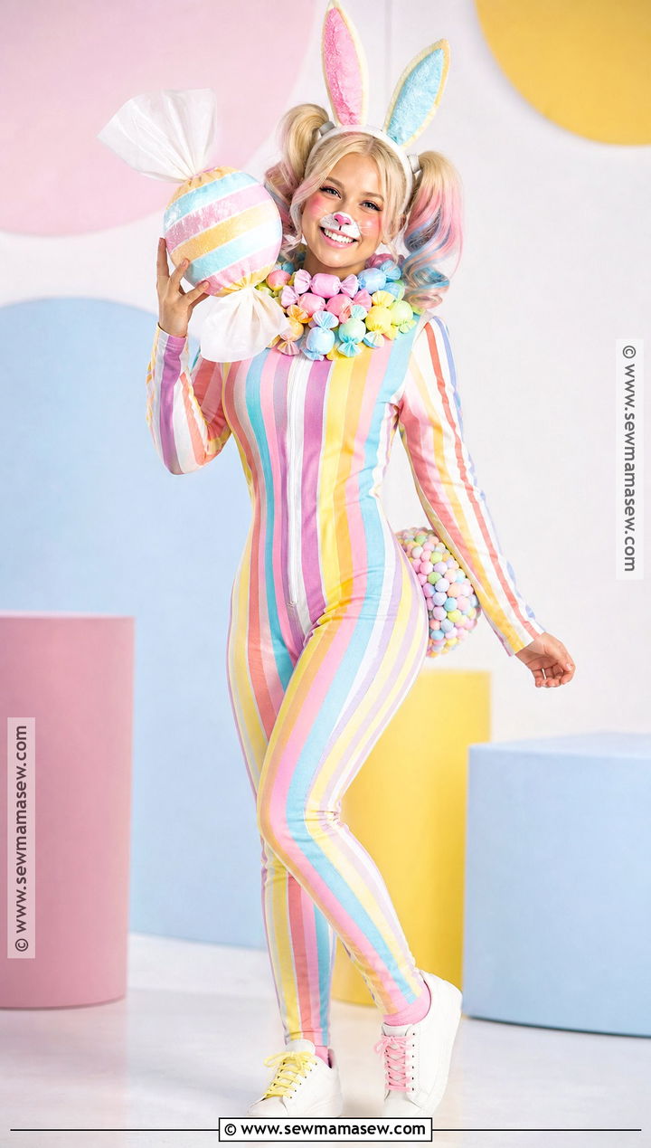 Candy Bunny Costume - 50 bunny costume ideas