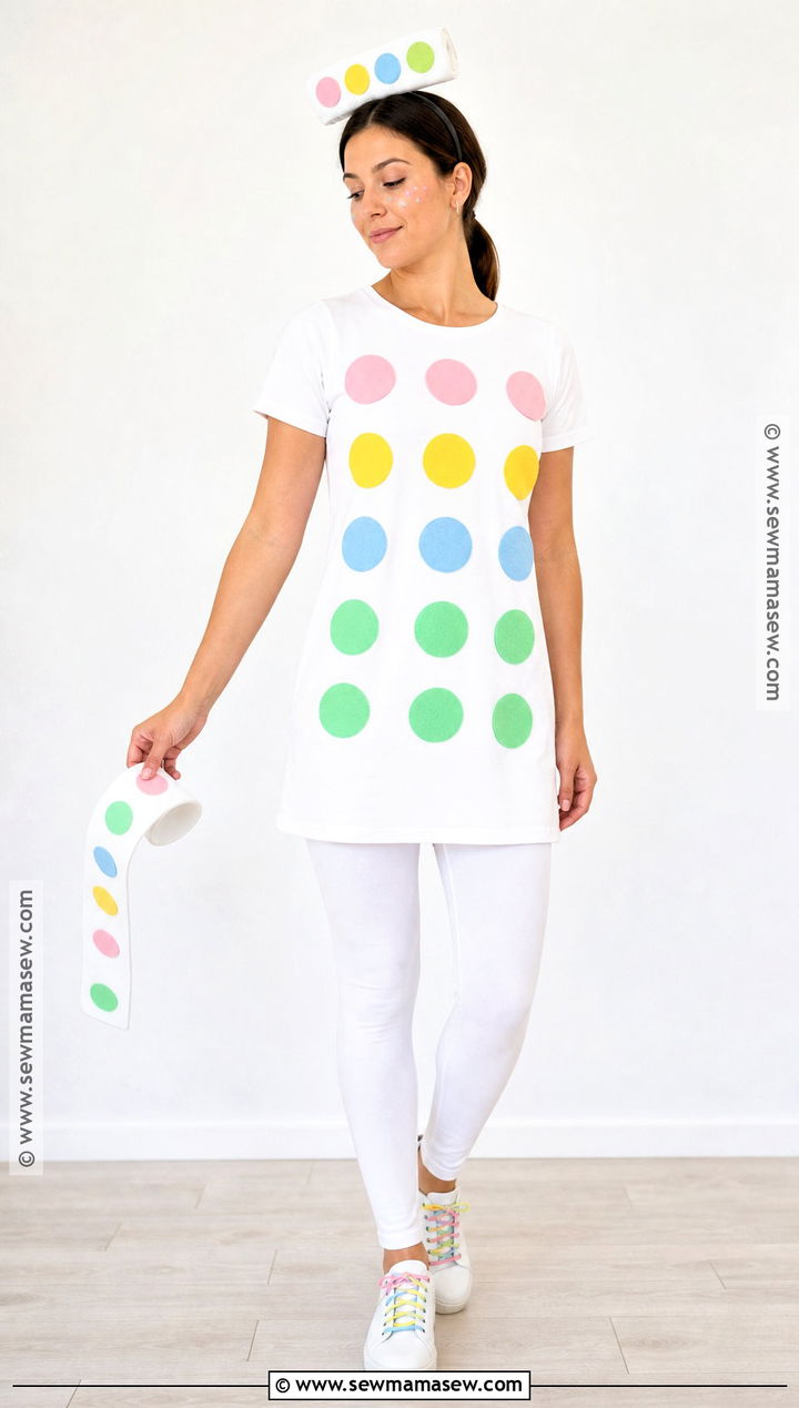 Candy Button Girl Costume - 30 Candy Girl Halloween Costume Ideas