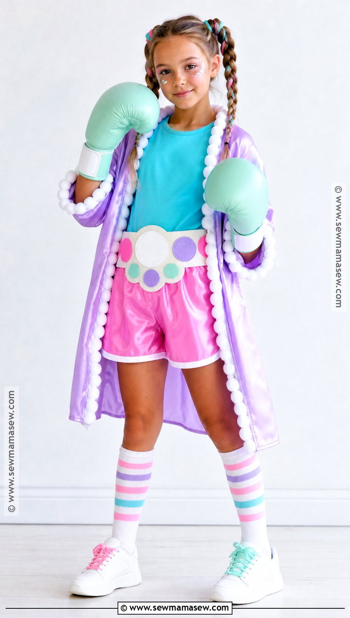 Candy Color Boxer Costume - 30 boxer halloween costume ideas for girls