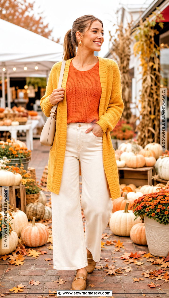 Candy Corn Color Block Halloween Outfit - 50 halloween outfit ideas