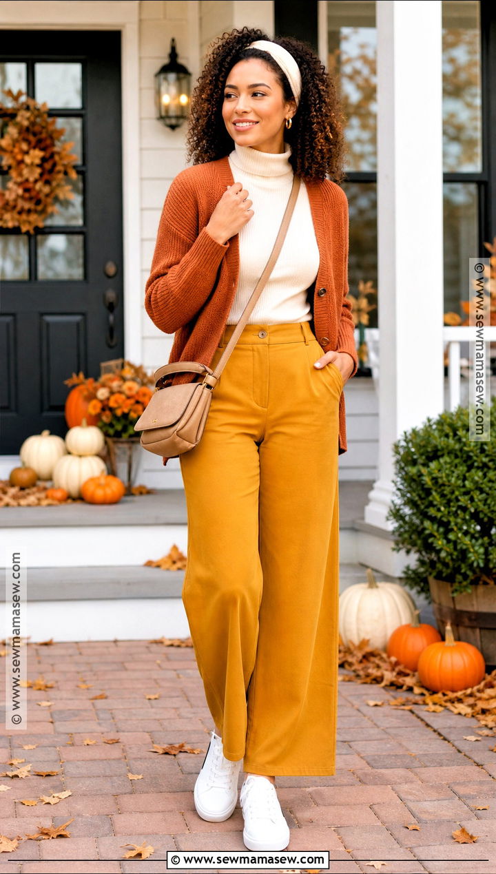 Candy Corn Color Block Outfit - 35 casual halloween outfits