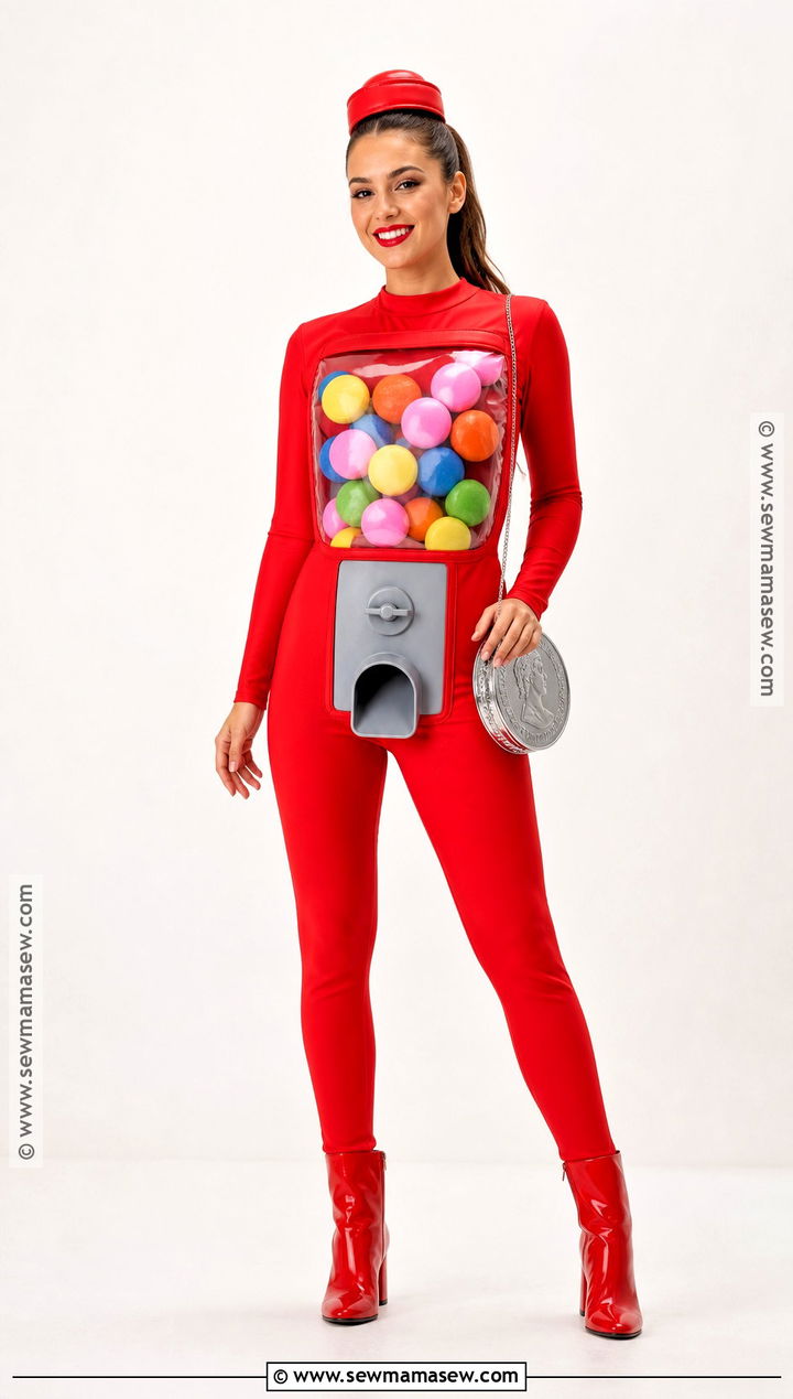 Candy Dispenser Costume - 30 Candy Costume Ideas for Women