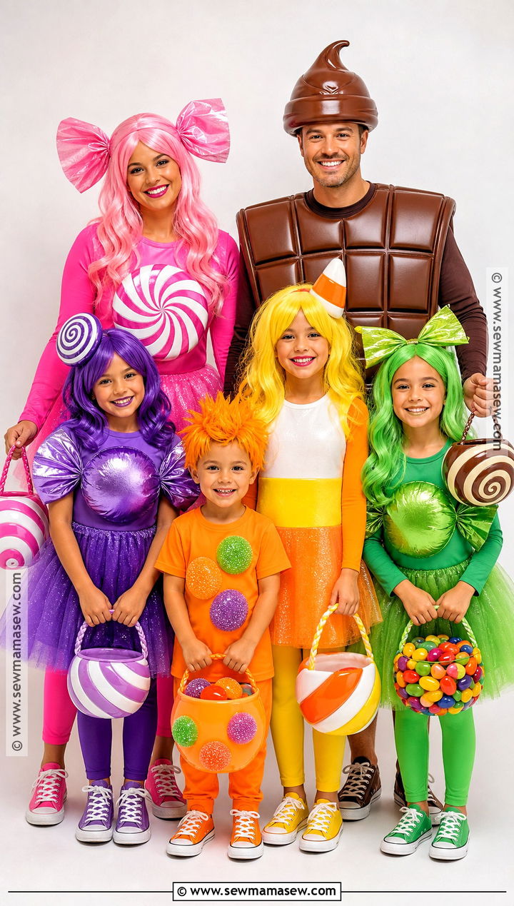 Candy Family Costume - 50 family halloween costumes