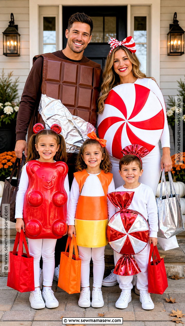 Candy Family Costume - 35 candy costume ideas