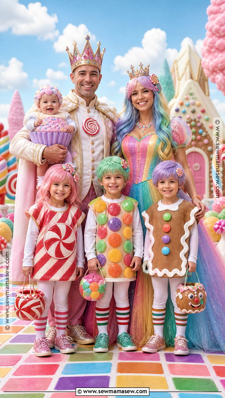Candy Land Family Costume - 45 family costume ideas