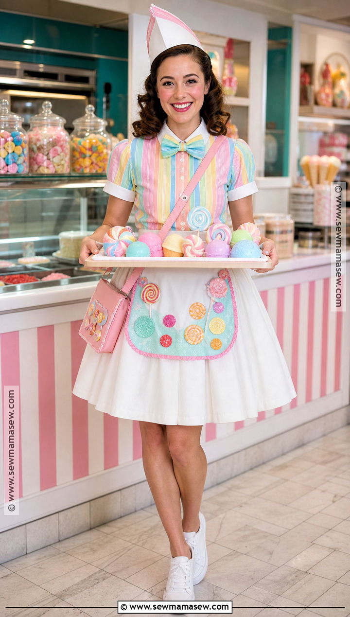 Candy Shop Worker Costume - 35 candy land costumes