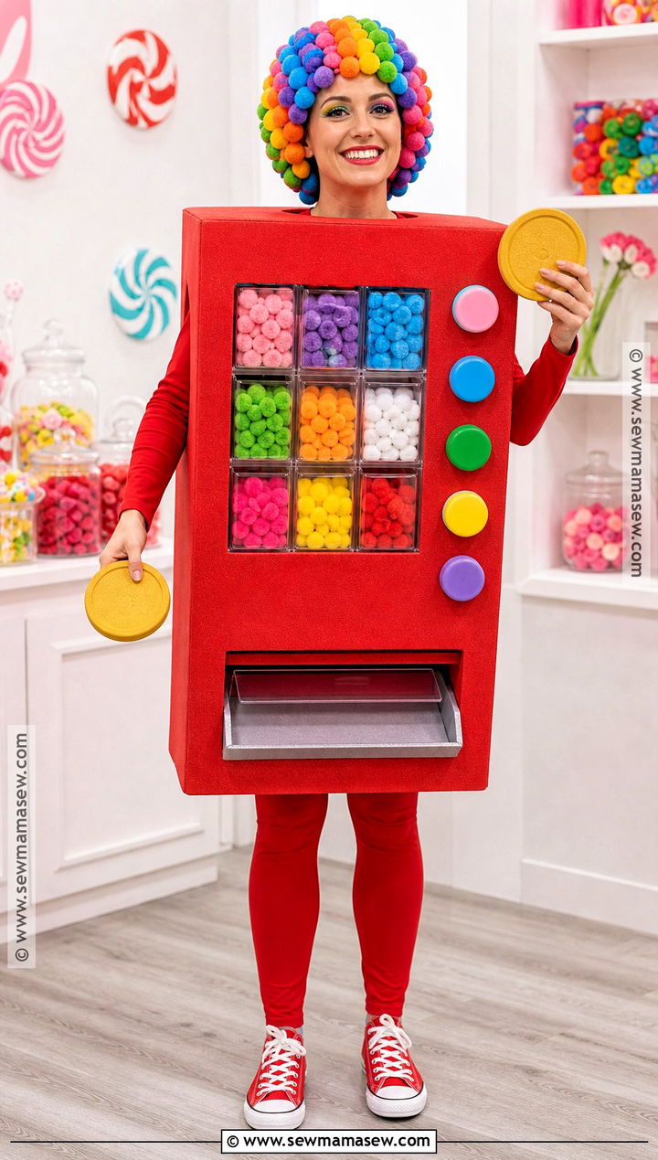 Candy Vending Machine Halloween Costume - 40 unique halloween costume ideas