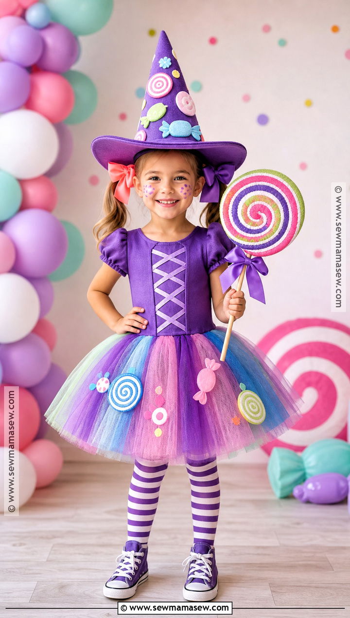 Candy Witch Costume - 30 witch costumes for kids