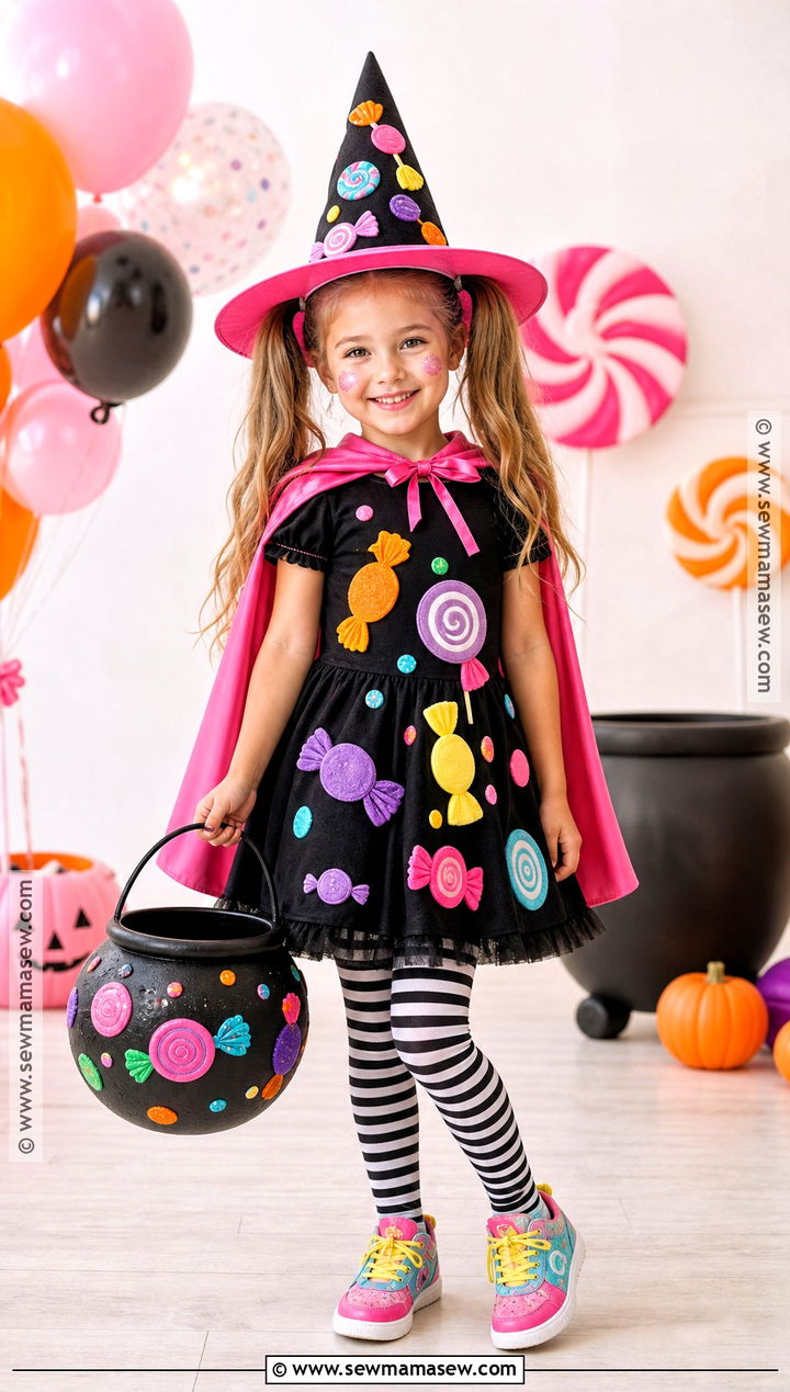 Candy Witch Costume - 30 kids witch costume ideas