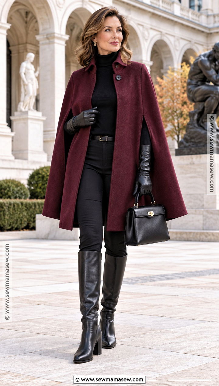 Cape Coat Outfit - 25 fall coats for women