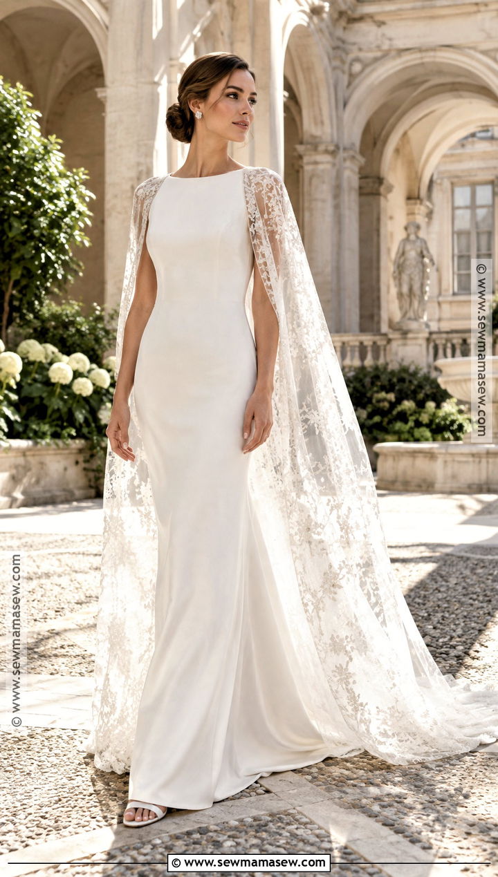 Cape September Wedding Dress - 15 Wedding Dresses September Brides