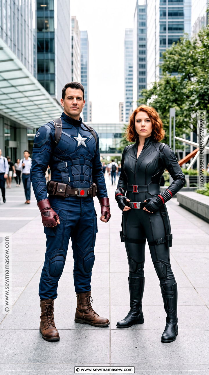 Captain America And Black Widow Couple Costume - 30 super hero couple costumes