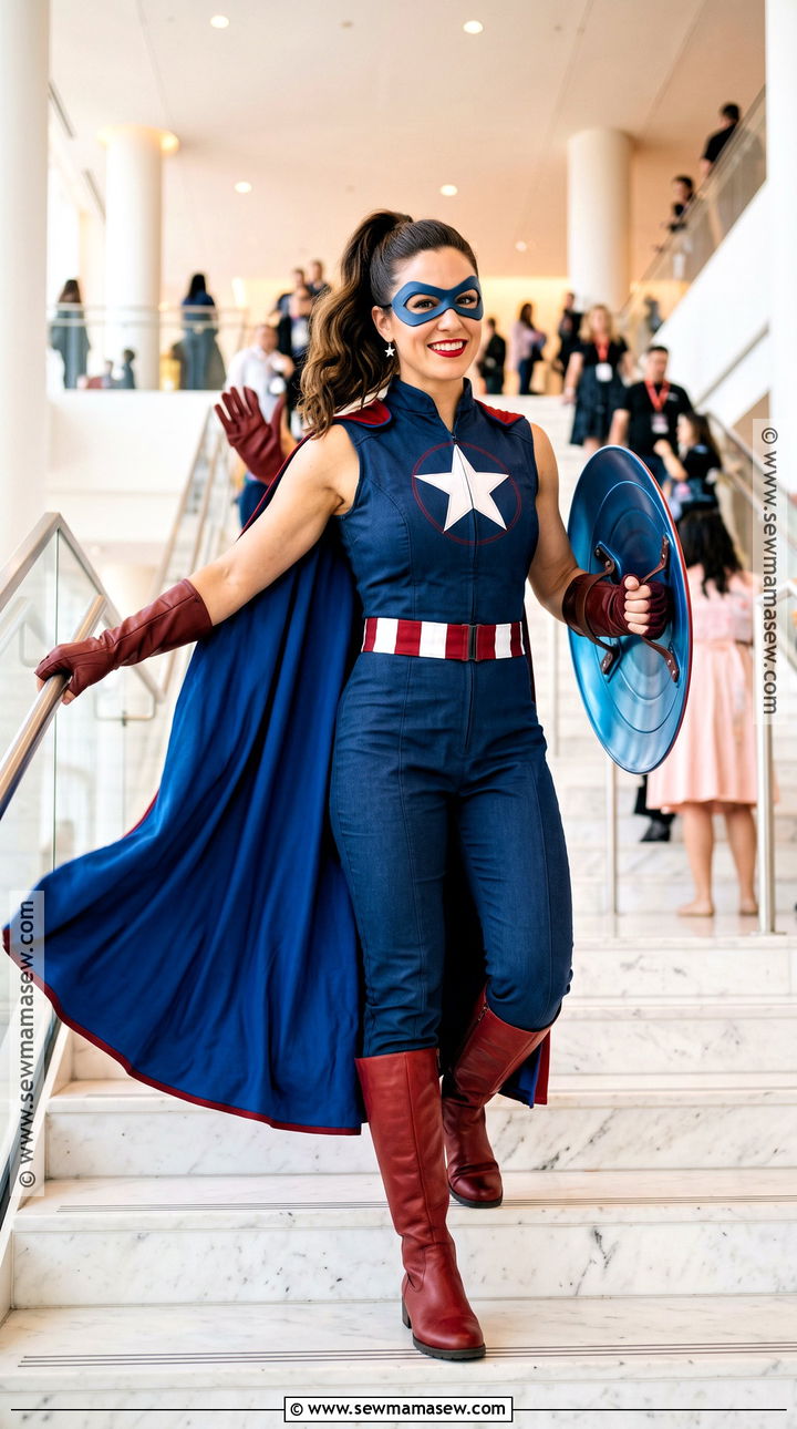 Captain America Cape Costume - 30 Captain America Costume Ideas for Women