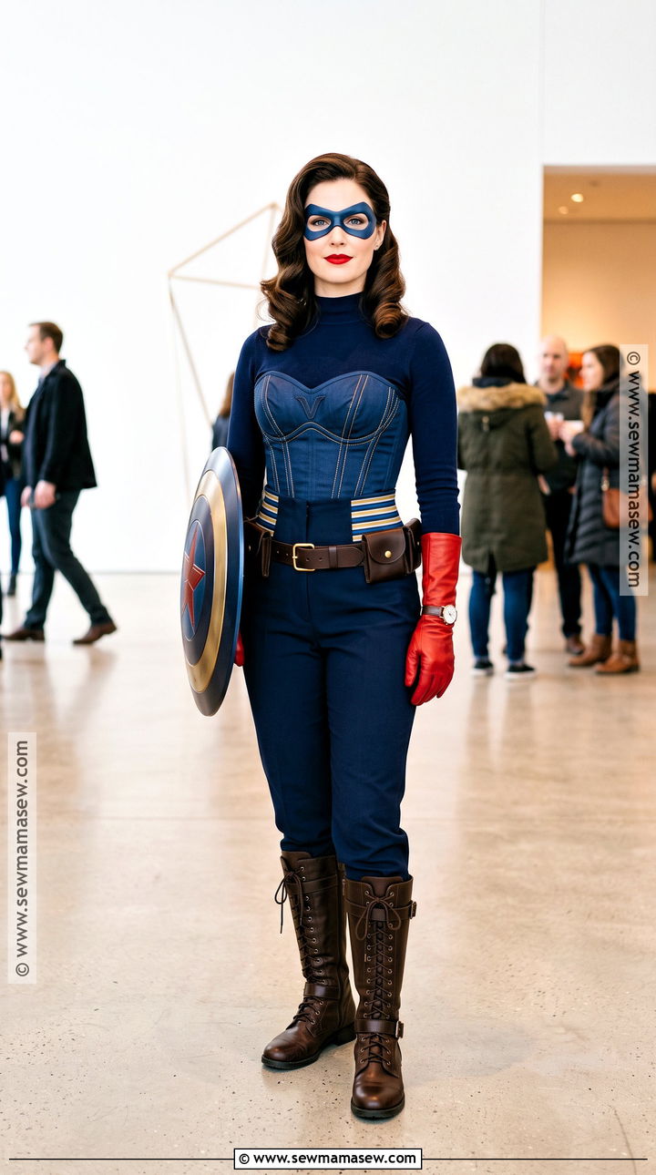 Captain America Corset Costume - 30 Captain America Costume Ideas for Women