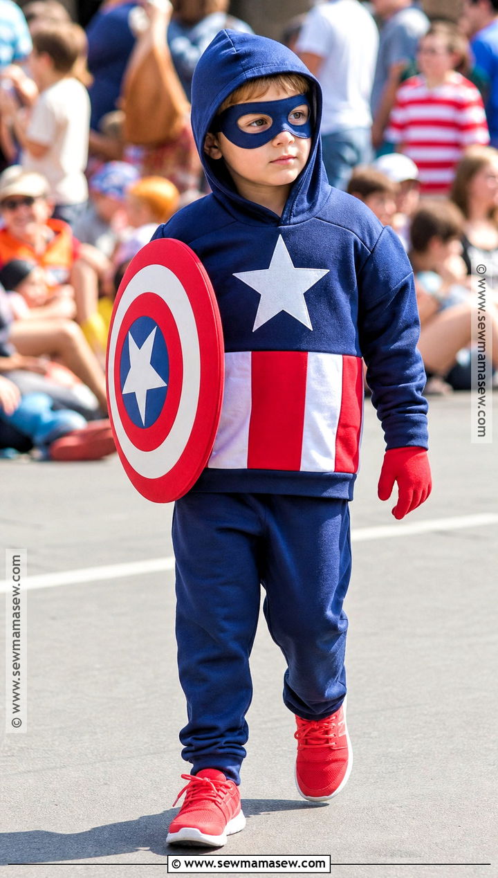 Captain America Costume - 40 halloween costumes for boys