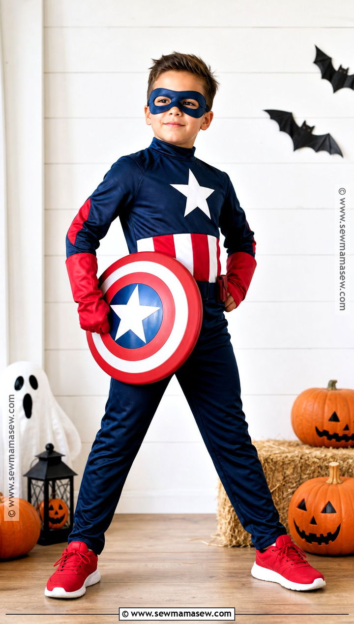 Captain America Costume - 35 halloween costumes for boys