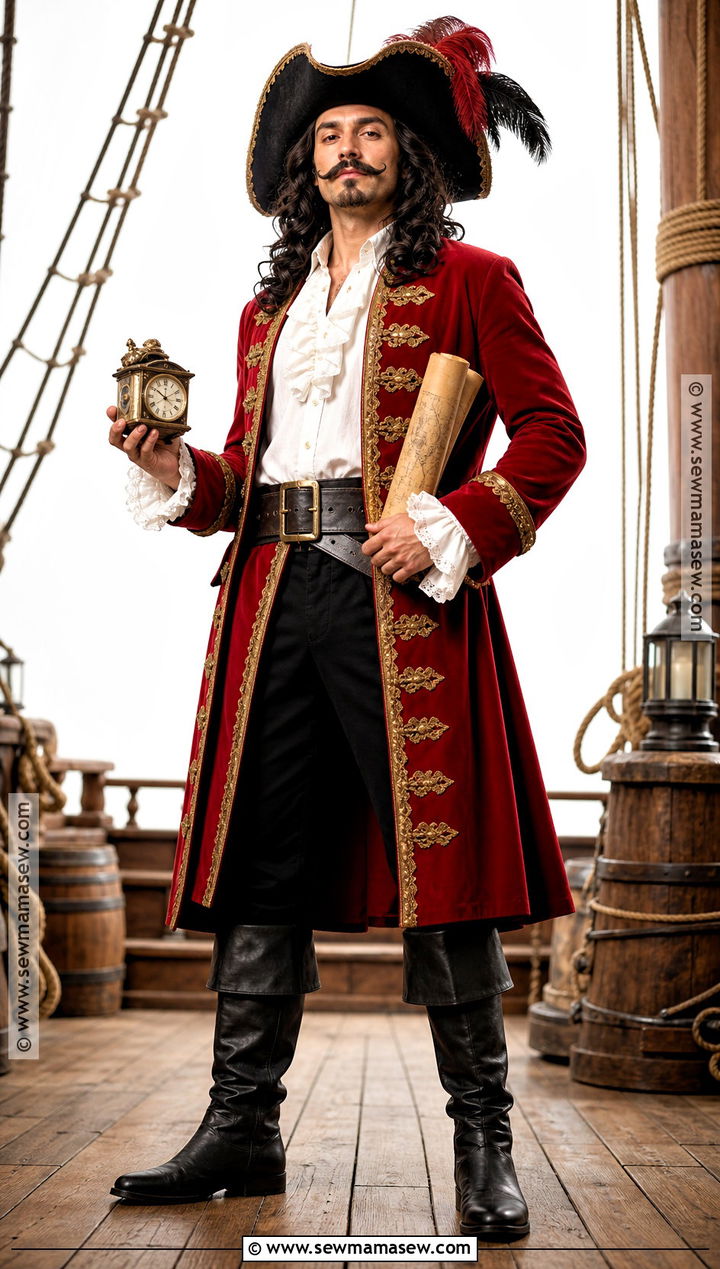 Captain Hook Book Character Costume - 30 favorite book character dress up ideas