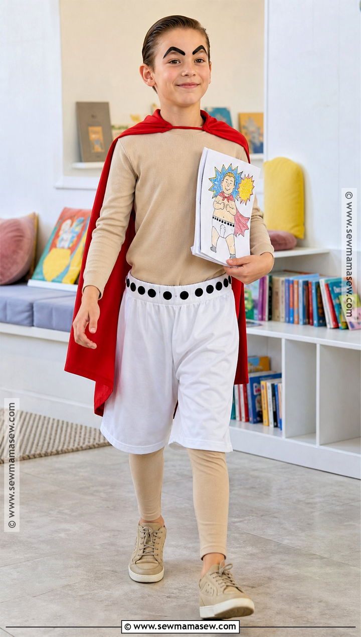 Captain Underpants Costume - 35 kids book character costumes