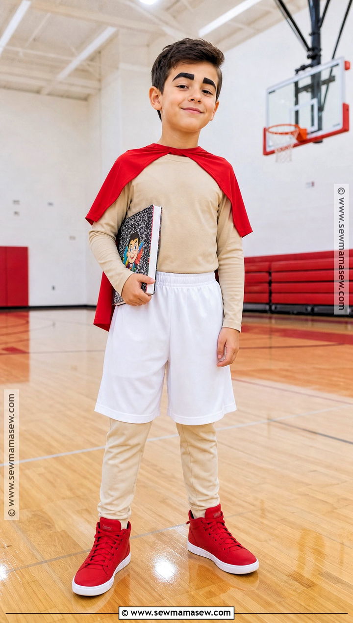 Captain Underpants Costume With Red Cape - 30 boys book character costumes