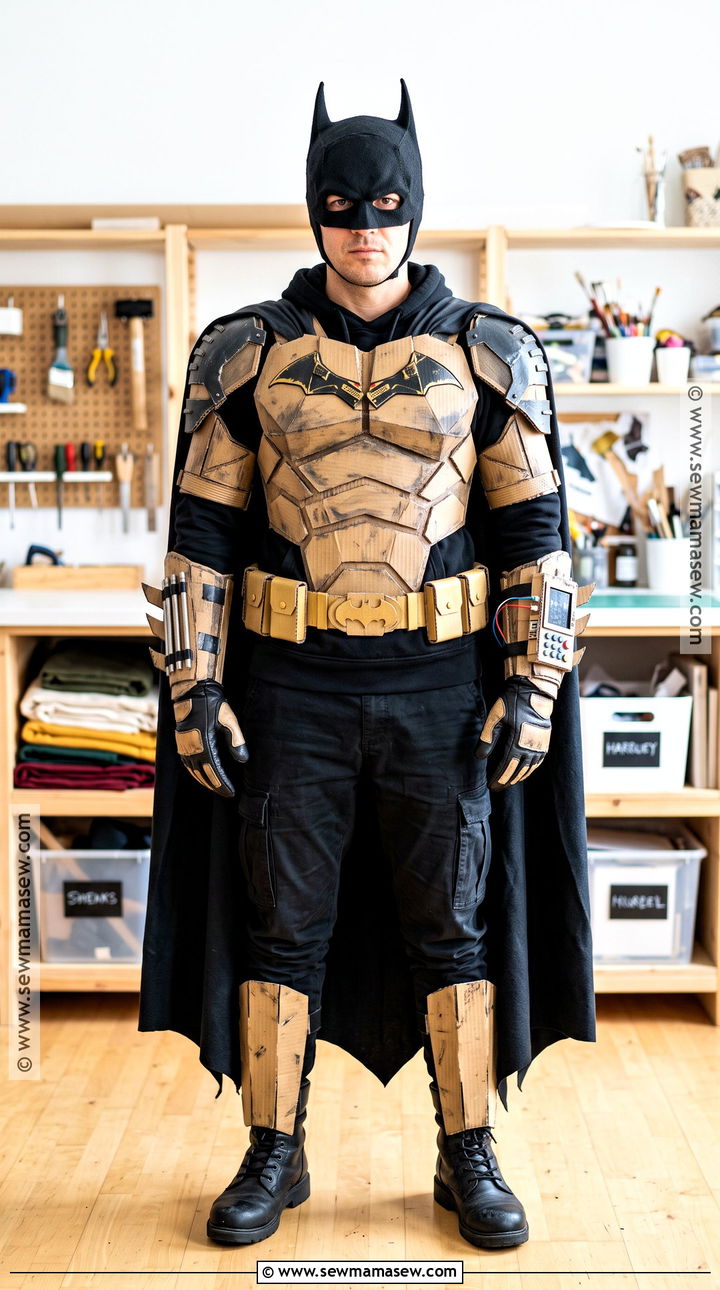 Cardboard Armor Batman Costume - 50 batman costume ideas