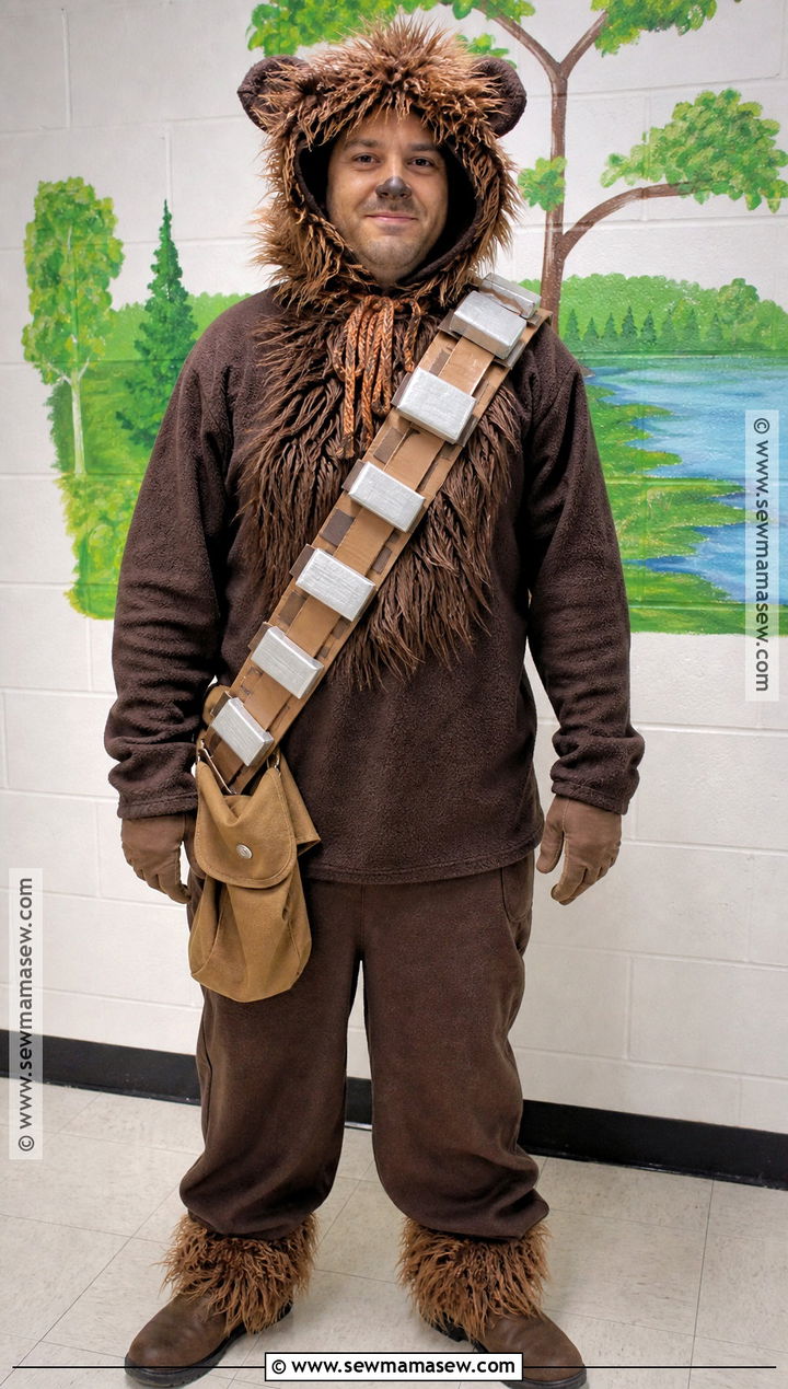 Cardboard Bandolier Chewbacca Costume - 35 Chewbacca Costume Ideas